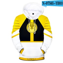 3 To 14 Years Kids Hoodies Mighty Morphin Clothing Boys Girls 3d Digital Printing Hoodie Cartoon Sweatshirt Children Clothes