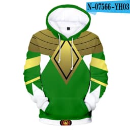 3 To 14 Years Kids Hoodies Mighty Morphin Clothing Boys Girls 3d Digital Printing Hoodie Cartoon Sweatshirt Children Clothes