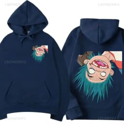 Fashion Gorillaz Rock Band Printed Hoodie Hoodie Men Streetwear Harajuku Unisex Clothing Pullover New in Hoodies & Sweatshirts