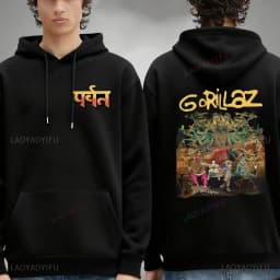 Fashion Gorillaz Rock Band Printed Hoodie Hoodie Men Streetwear Harajuku Unisex Clothing Pullover New in Hoodies & Sweatshirts