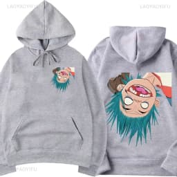 Fashion Gorillaz Rock Band Printed Hoodie Hoodie Men Streetwear Harajuku Unisex Clothing Pullover New in Hoodies & Sweatshirts