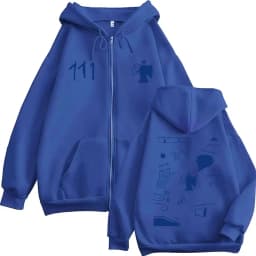 Rapper Milo J 111 Album Tour Zipper Hoodies Men's Women Zip Up Long Sleeve Sweatshirts Fashion Hip Hop Oversized Pullovers Coats