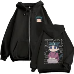 Anime The Apothecary Diaries Kawaii Cute Maomao Print Zipper Hoodie Men Women Casual Art Aesthetic Oversized Zip Up Jacket Tops