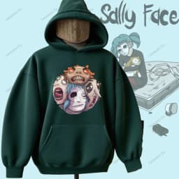 Sally Face Hoodie Horror and Mystery Game Sally Face Sweatshirt Warm Unisex Women Men Hoodie Printed Hoodie Street Fashion