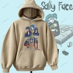 Sally Face Hoodie Horror and Mystery Game Sally Face Sweatshirt Warm Unisex Women Men Hoodie Printed Hoodie Street Fashion