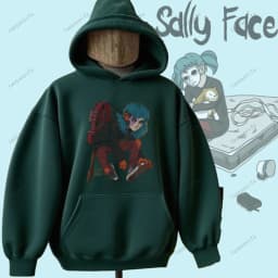 Sally Face Hoodie Horror and Mystery Game Sally Face Sweatshirt Warm Unisex Women Men Hoodie Printed Hoodie Street Fashion