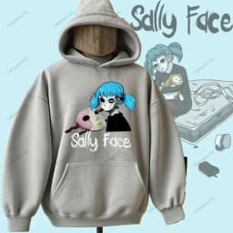 Sally Face Hoodie Horror and Mystery Game Sally Face Sweatshirt Warm Unisex Women Men Hoodie Printed Hoodie Street Fashion