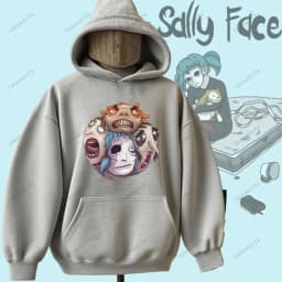 Sally Face Hoodie Horror and Mystery Game Sally Face Sweatshirt Warm Unisex Women Men Hoodie Printed Hoodie Street Fashion