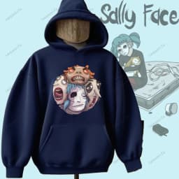 Sally Face Hoodie Horror and Mystery Game Sally Face Sweatshirt Warm Unisex Women Men Hoodie Printed Hoodie Street Fashion