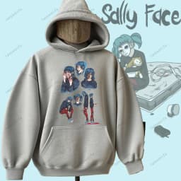 Sally Face Hoodie Horror and Mystery Game Sally Face Sweatshirt Warm Unisex Women Men Hoodie Printed Hoodie Street Fashion