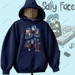 Sally Face Hoodie Horror and Mystery Game Sally Face Sweatshirt Warm Unisex Women Men Hoodie Printed Hoodie Street Fashion