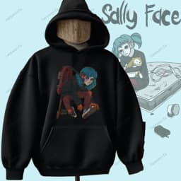 Sally Face Hoodie Horror and Mystery Game Sally Face Sweatshirt Warm Unisex Women Men Hoodie Printed Hoodie Street Fashion