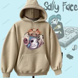 Sally Face Hoodie Horror and Mystery Game Sally Face Sweatshirt Warm Unisex Women Men Hoodie Printed Hoodie Street Fashion