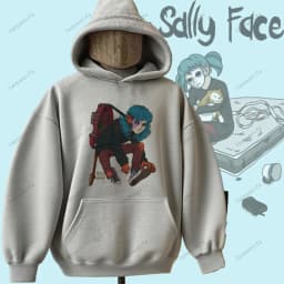 Sally Face Hoodie Horror and Mystery Game Sally Face Sweatshirt Warm Unisex Women Men Hoodie Printed Hoodie Street Fashion