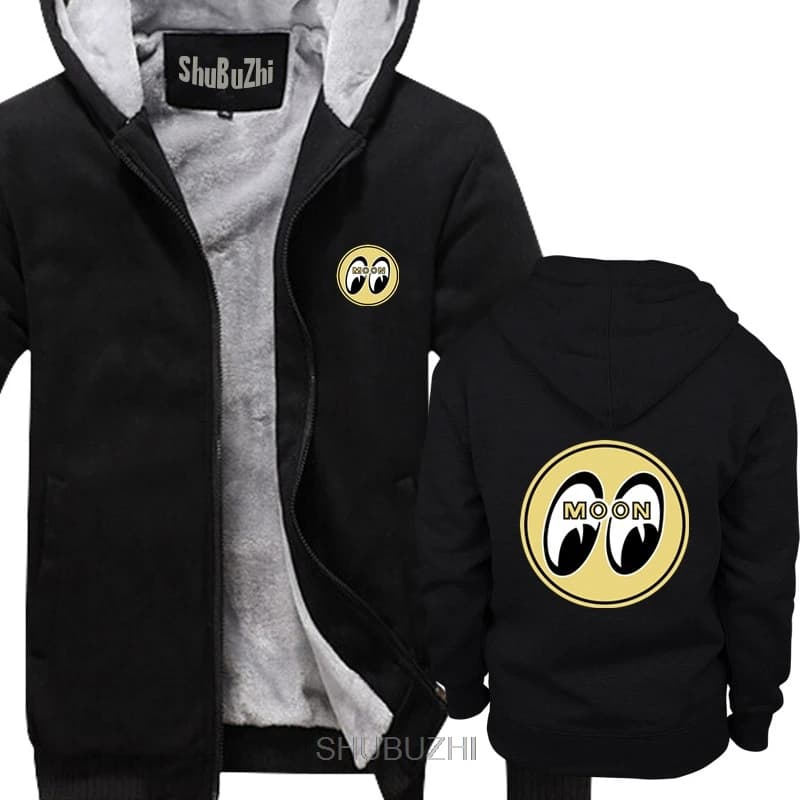 Men's Mooneyes Moon Equipped Classic Logo men thick hoodies Black casual TM066B Fashion Classic Unique gift man hoody sbz6125