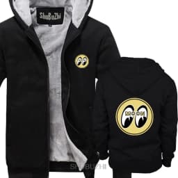 Men's Mooneyes Moon Equipped Classic Logo men thick hoodies Black casual TM066B Fashion Classic Unique gift man hoody sbz6125
