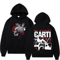 Playboi Carti I AM MUSIC Logo Hoodie Opium Ken Carson Narcissist Tour Antagonist Rap Sweatshirt Men Casual loose Oversized Hoody