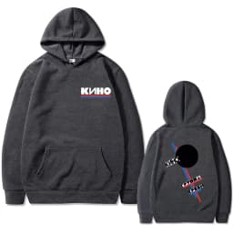 Limited Legendary Russia Rock Band Viktor Tsoi Kino Blood Type Print Hoodie Men Women Casual Oversized Fleece Pullover Hoodies