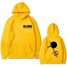 Limited Legendary Russia Rock Band Viktor Tsoi Kino Blood Type Print Hoodie Men Women Casual Oversized Fleece Pullover Hoodies