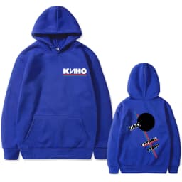 Limited Legendary Russia Rock Band Viktor Tsoi Kino Blood Type Print Hoodie Men Women Casual Oversized Fleece Pullover Hoodies