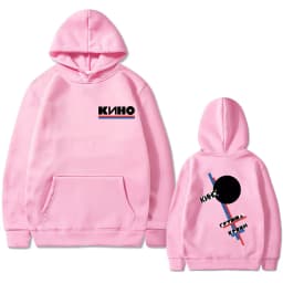 Limited Legendary Russia Rock Band Viktor Tsoi Kino Blood Type Print Hoodie Men Women Casual Oversized Fleece Pullover Hoodies