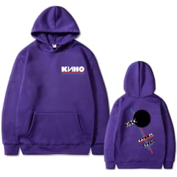 Limited Legendary Russia Rock Band Viktor Tsoi Kino Blood Type Print Hoodie Men Women Casual Oversized Fleece Pullover Hoodies