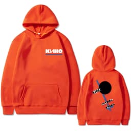 Limited Legendary Russia Rock Band Viktor Tsoi Kino Blood Type Print Hoodie Men Women Casual Oversized Fleece Pullover Hoodies