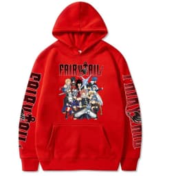 Anime Fairy Tail Clothes Men Women Manga Hoodies Casual Loose Sweatshirt Long Sleeve Streetwear Harajuku Unisex Pullover