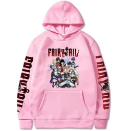 Anime Fairy Tail Clothes Men Women Manga Hoodies Casual Loose Sweatshirt Long Sleeve Streetwear Harajuku Unisex Pullover
