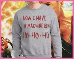 Now I Have A Machine Gun Die Hard Mclane Naktomi Plaza Unisex Jumper Sweater Men Women New in Hoodies & Sweatshirts Pullover