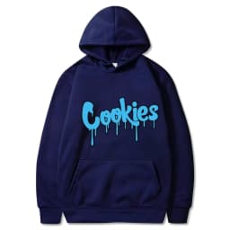2024 New Anime Cookies Printed Fleece Men's Autumn and Winter Men's and Women's Sweatshirts Hoodies