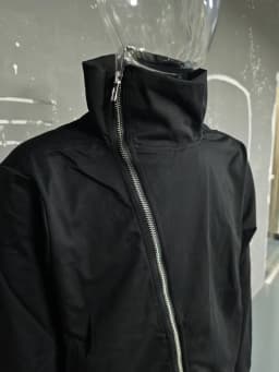 PFNW Darkwear High Quality Minimalist Outerwear Slant Zipper Turtleneck Cardigan Sweatshirt Jacket Men 2026 Spring New 28W5603