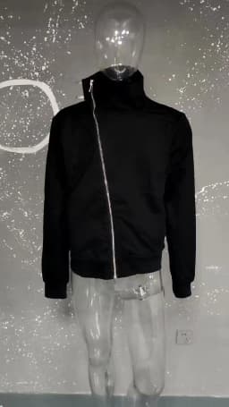 PFNW Darkwear High Quality Minimalist Outerwear Slant Zipper Turtleneck Cardigan Sweatshirt Jacket Men 2026 Spring New 28W5603