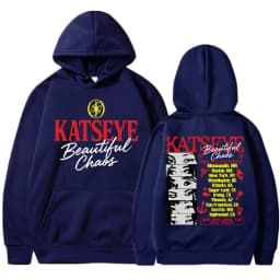 Kpop Katseye Beautiful Chaos Album Hoodie Fashion Hip Hop Vintage Harajuku Men Women Pullover Fleece Loose Sportwear Streetwear