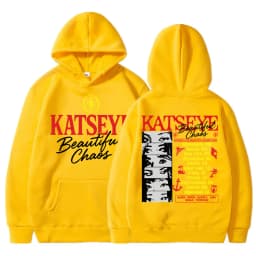 Kpop Katseye Beautiful Chaos Album Hoodie Fashion Hip Hop Vintage Harajuku Men Women Pullover Fleece Loose Sportwear Streetwear