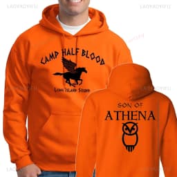 Camp Half Blood Hoodie Percy Jackson Halloween Sweatshirt Double Sided Printing Men Women Casual Sweatshirts Streetwear Hoodies