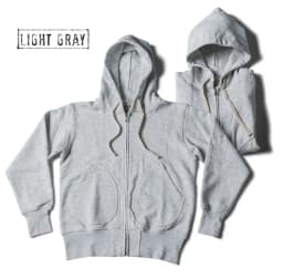 Non Stock Men's Zip Up Hooded Sweatshirt Heavyweight Solid Color Hoodies Thick