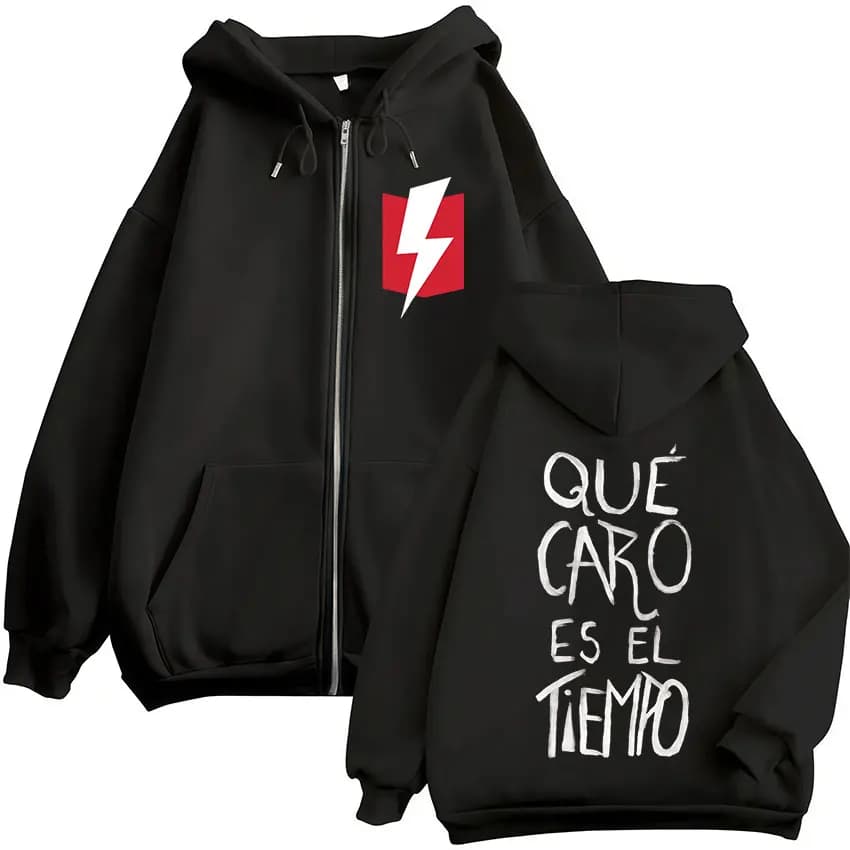 Dani Martin Que Caro Es El Tiempo Merch Zipper Hoodies Men Women Clothing Fashion Hip Hop Zip Up Hooded Sweatshirts Jacket Coat