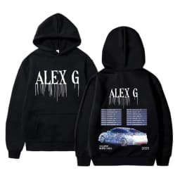 Alex G Tour 2025 Hoodie Men Women Clothing Casual Sweatshirt Men's Oversized Hooded Tracksuit Male Fashion Fleece Cotton Hoodies