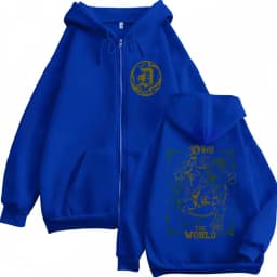 Anime Jojo's Bizarre Adventure Zipper Hoodie Jotaro Kujo Pullover Dio Giorno Zip Up Jacket Men Women Casual Fleece Hoodies Coat