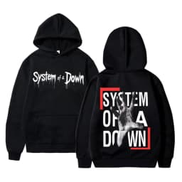 System of A Down Double Sided Print Hoodie Men Women Rock Vintage Fleece Sweatshirt Men's 90s Alternative Metal Merch Pullover