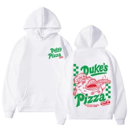 OSRS Pizza Old School RuneScape Crewneck Hoodies Long Sleeve Loose Female Pullovers Unisex Streetwear Game Graphic Sweatshirt