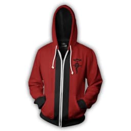 Fullmetal Alchemist 3D Hoodie Sweatshirts Anime Fullmetal Alchemist Cosplay Men Hoodie Casual Coat Tops Outerwear Coat Outfit