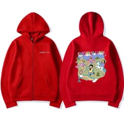 System of A Down Graphic Zipper Hoodie Men Women Vintage Rock Music Band Cartoon Graphic Zip Up Hoodies Coat Men's Zip Up Jacket
