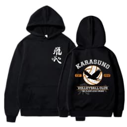 Haikyuu Manga Y2k Hoodies Japanese Anime Graphic Gothic Sweatshirts Fly High Karasuno Harajuku Vintage Pullovers Streetwear 90s