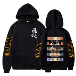 Haikyuu Manga Y2k Hoodies Japanese Anime Graphic Gothic Sweatshirts Fly High Karasuno Harajuku Vintage Pullovers Streetwear 90s