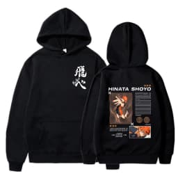 Haikyuu Manga Y2k Hoodies Japanese Anime Graphic Gothic Sweatshirts Fly High Karasuno Harajuku Vintage Pullovers Streetwear 90s