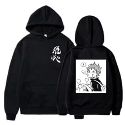 Haikyuu Manga Y2k Hoodies Japanese Anime Graphic Gothic Sweatshirts Fly High Karasuno Harajuku Vintage Pullovers Streetwear 90s