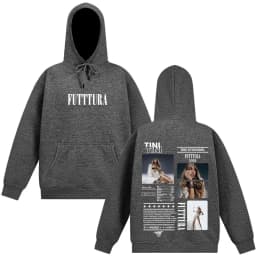 Singer TINI STOESSEL 2025 Tour Fashion Print Hoodie Men Women Vintage Casual Hooded Sweatshirts Long-sleeved Comfort Pullover