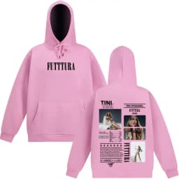 Singer TINI STOESSEL 2025 Tour Fashion Print Hoodie Men Women Vintage Casual Hooded Sweatshirts Long-sleeved Comfort Pullover